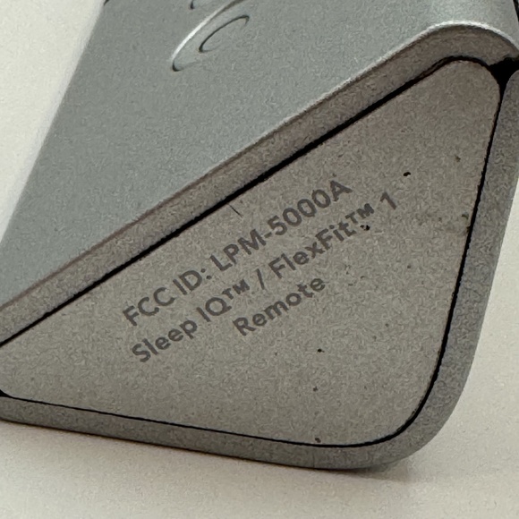 Sleep Number SleepIQ FlexFit 1 Three Button Remote Control LPM-5000A Great - Picture 7 of 8